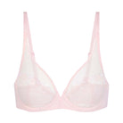 Simone Pérèle Délice plunge BH, lyserød - 12X319 - 383 - Blush