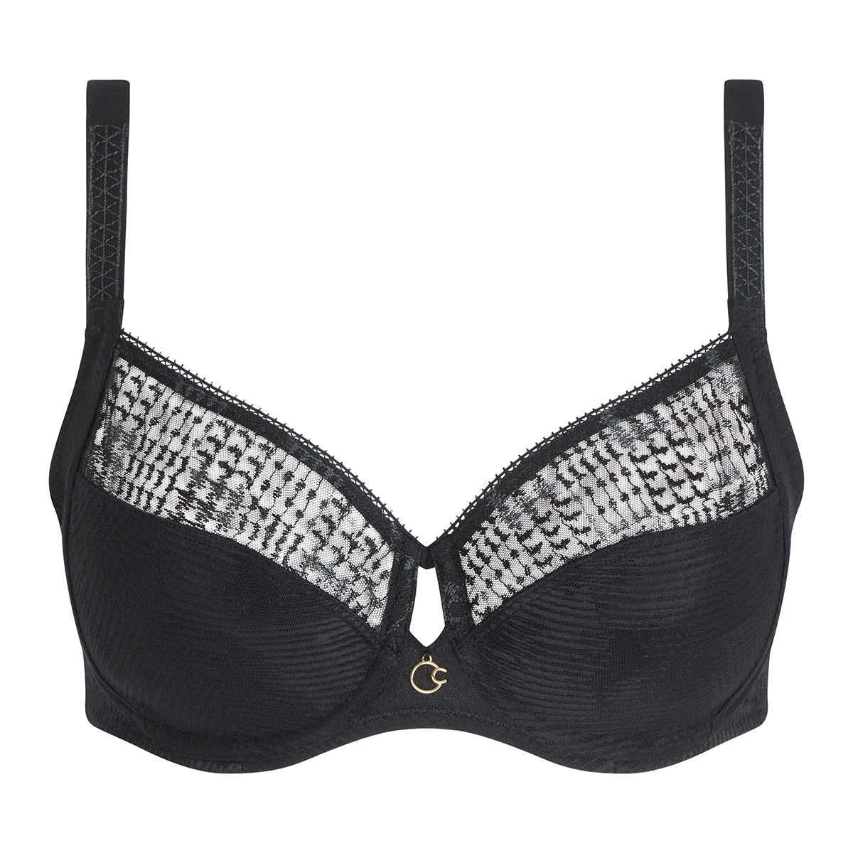 Chantelle Intrigue BH med bøjle, sort - C13WMU - 011 - Black