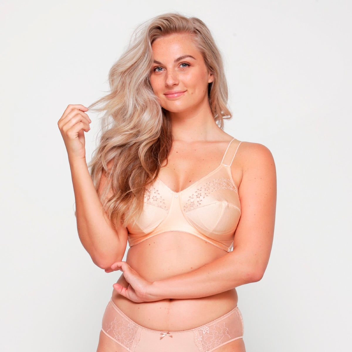 LingaDore Lisette BH uden bøjle, nude - 1341 - 03 - Blush
