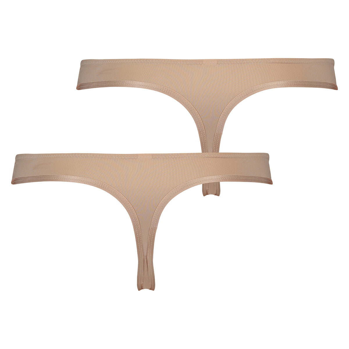 Hunkemöller Angie 2-Pack g-streng, nude - 136471 - RUGBY TAN - Rugby Tan