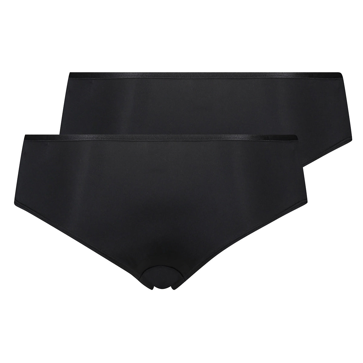 Hunkemöller Angie 2-Pack brazilian trusse, sort - 136474 - BLACK - Black