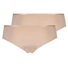 Hunkemöller Angie 2-Pack brazilian trusse, beige - 136476 - RUGBY TAN - Rugby Tan