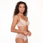 LingaDore Daily BH med bøjle, nude - 1400-1 - 03 - Blush
