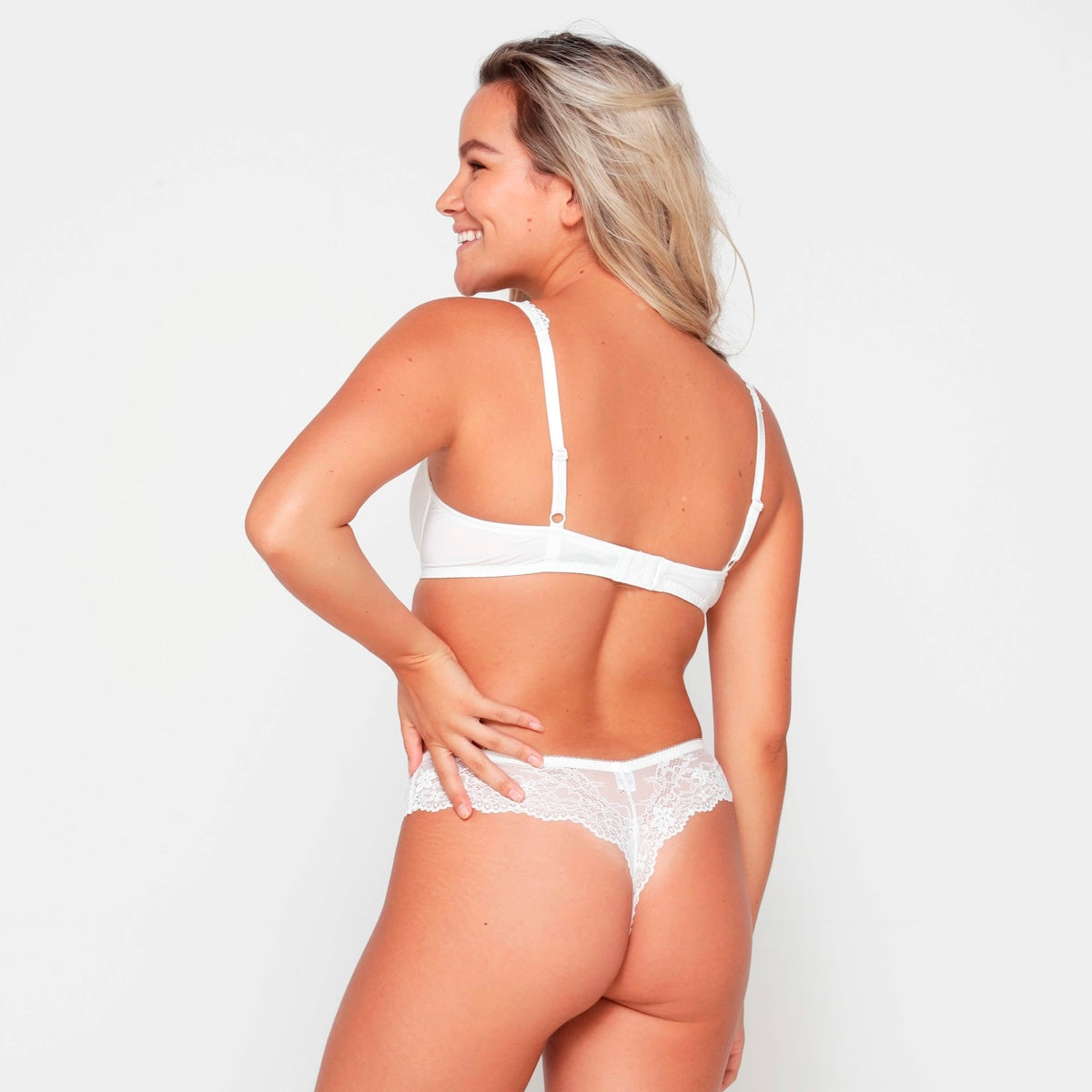 LingaDore Daily BH med bøjle, hvid - 1400-1 - 04 - Ivory