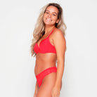 LingaDore Daily BH med bøjle, rød - 1400-1 - 05 - Red