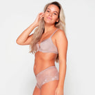 LingaDore Daily BH med bøjle, rosa - 1400-1 - 177 - Taupe