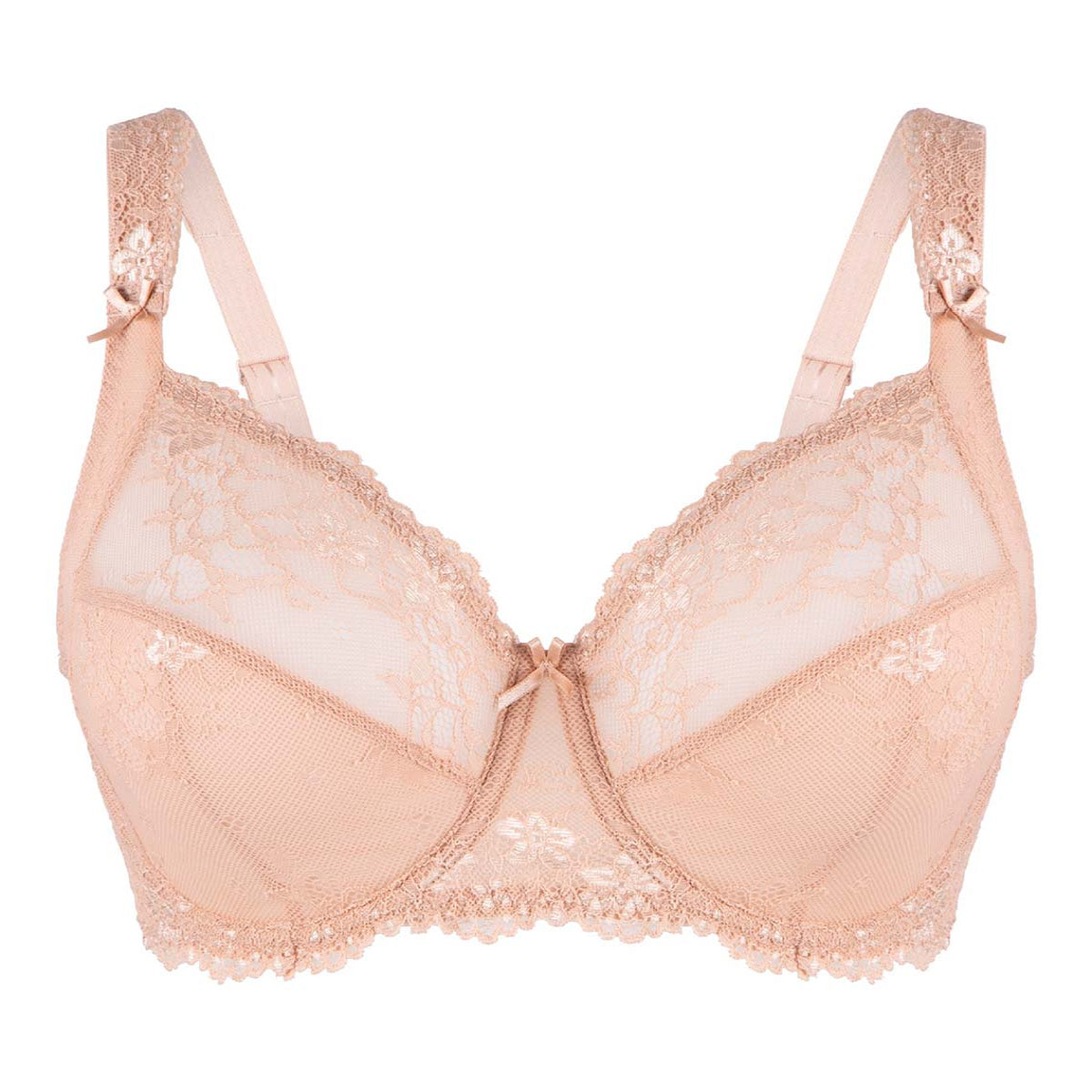 LingaDore Daily Plus Size BH med bøjle, nude - 1400-5A - 03 - Blush
