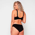 LingaDore Daily Plus Size BH med bøjle, sort - 1400-5C - 02 - Black