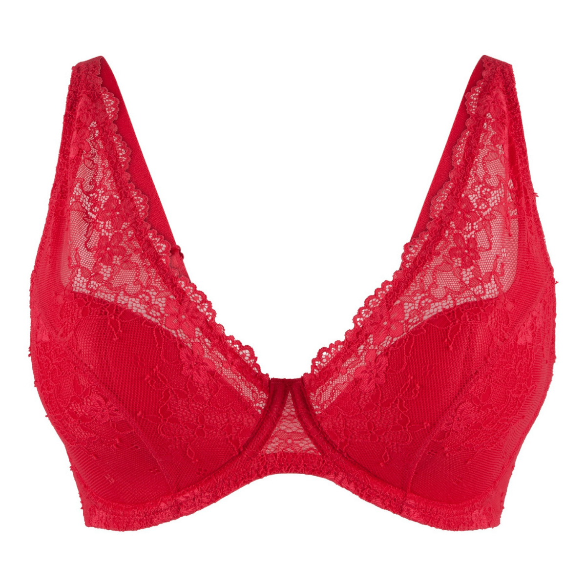 LingaDore Daily Triangle plunge BH, rød - 1400-6 - 05 - Red