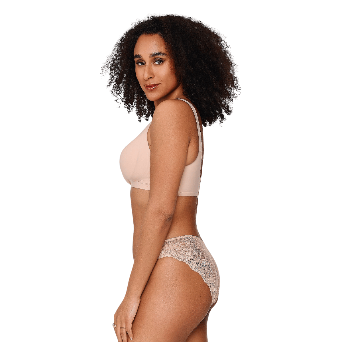 LingaDore Invisble BH uden bøjle, nude - 1400P-1 - 03 - Blush