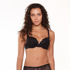 LingaDore Daily push-up BH, sort - 1400 - 02 - Black