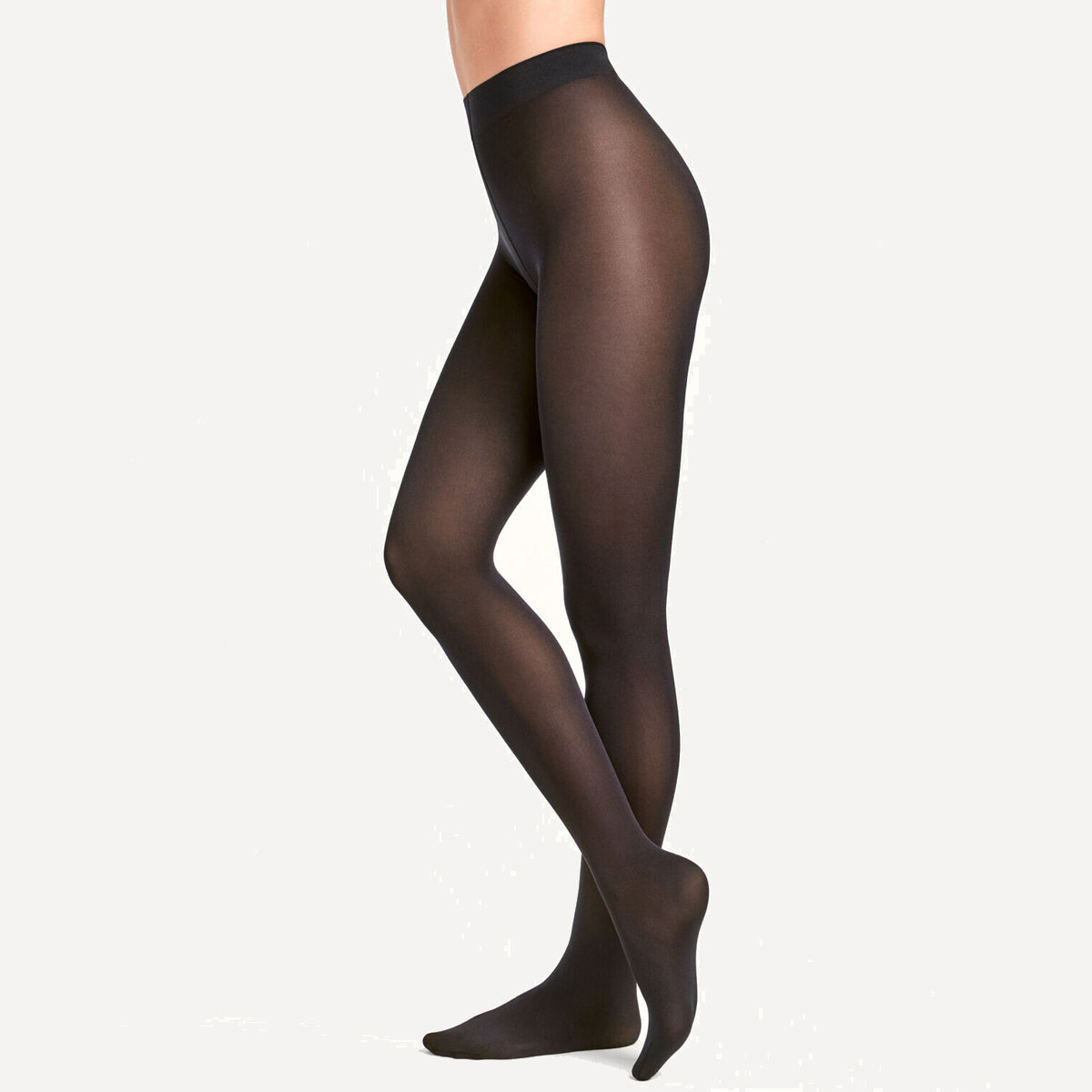 Wolford Velvet De Luxe 66 Denier strømpebukser, sort - 14775 - 7005 - Black
