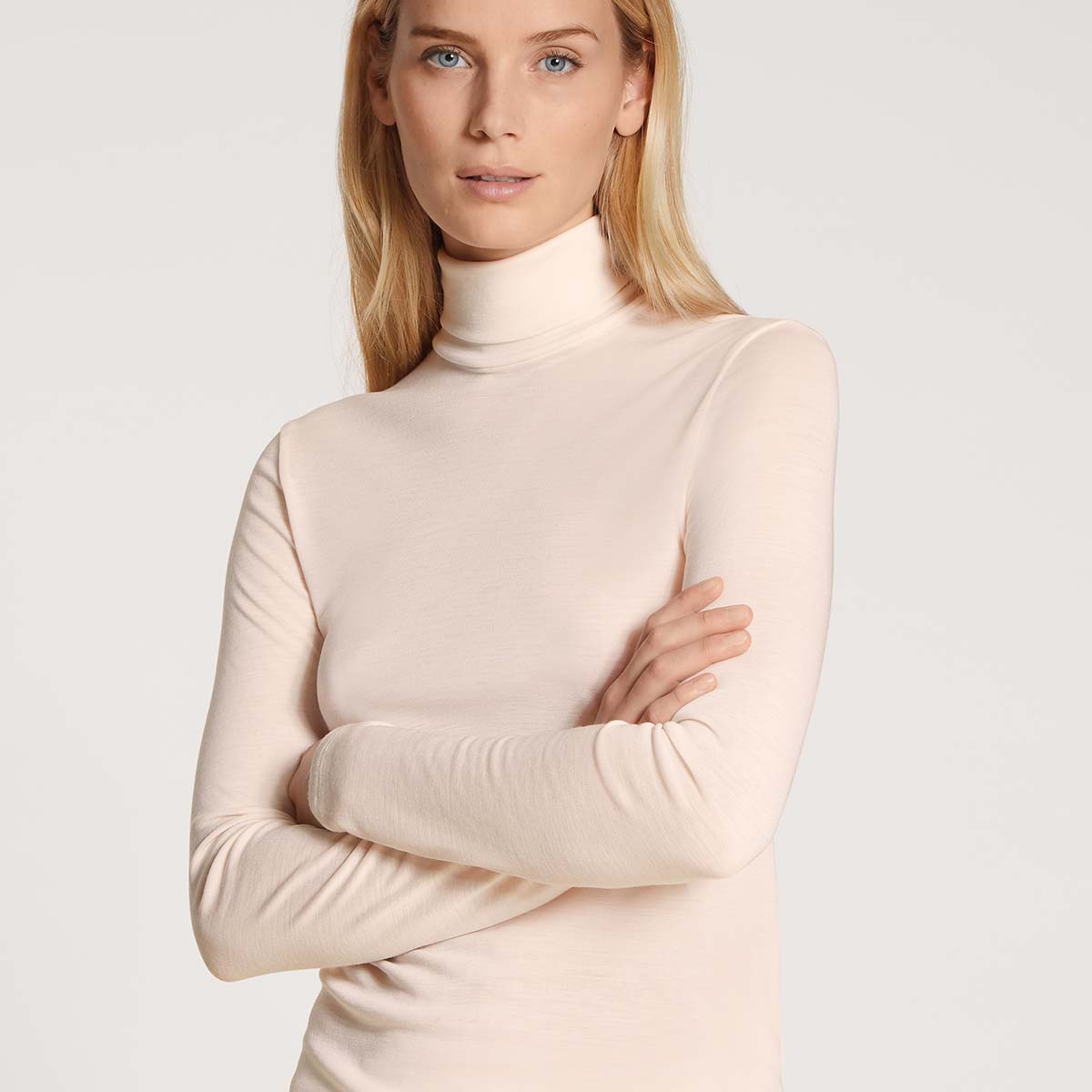 Calida True Confidence uldtrøje, creme - 15335 - 090 - Light Ivory