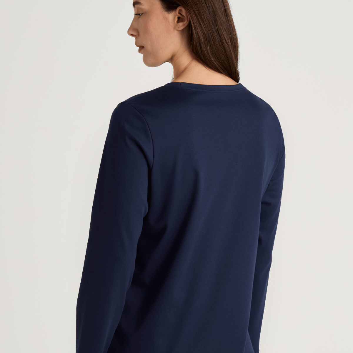 Calida Favourites Sleep nattrøje, blå - 15357 - 488 - Peacoat