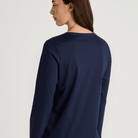 Calida Favourites Sleep nattrøje, blå - 15357 - 488 - Peacoat