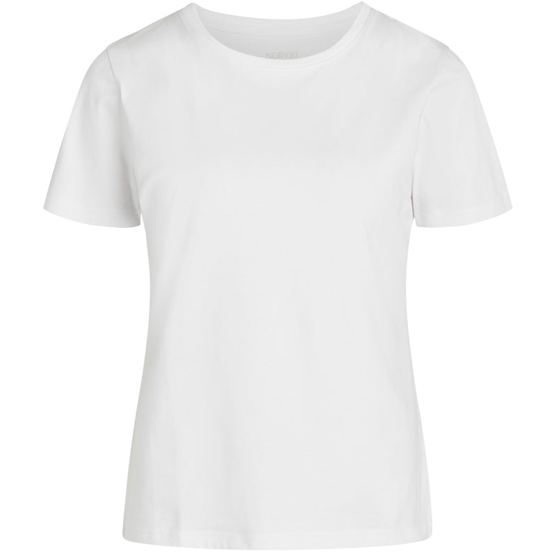 Norvig Ladies O-Neck t-shirt, hvid - 1550 - HVID - White