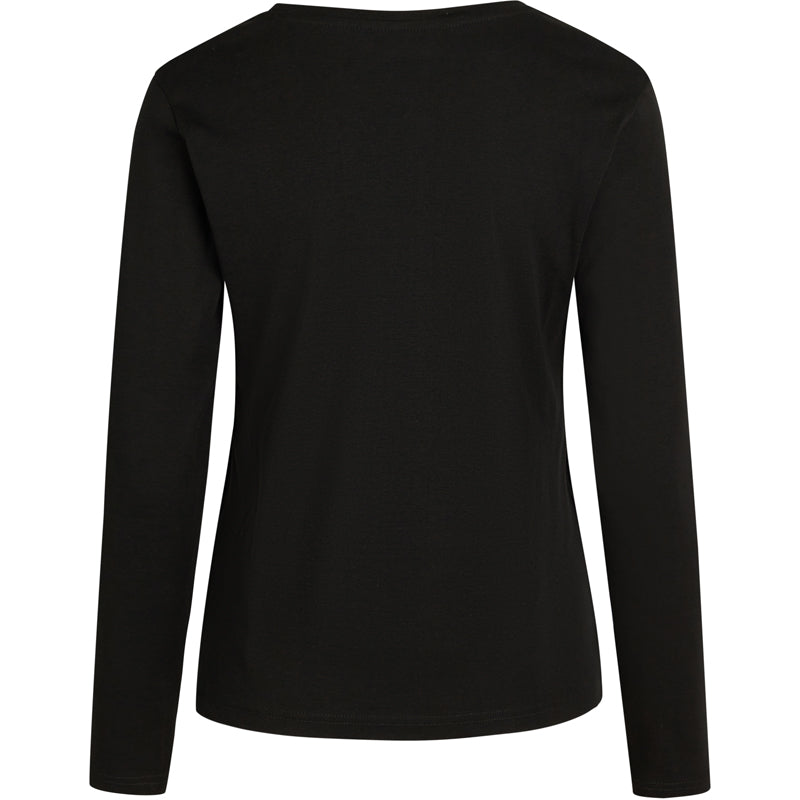 Norvig Ladies O-Neck t-shirt, sort - 1555 - SORT - Black