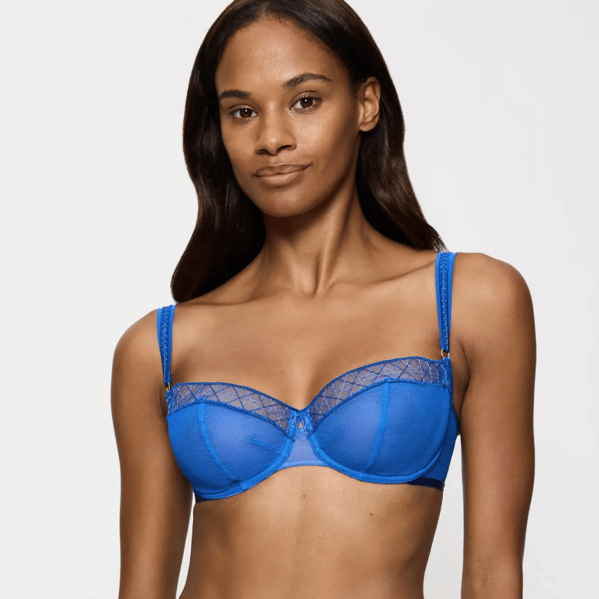Triumph Palina Cosmic Heartbeat WH BH med bøjle, blå - 10222440 - 7209 - Illumines Blue