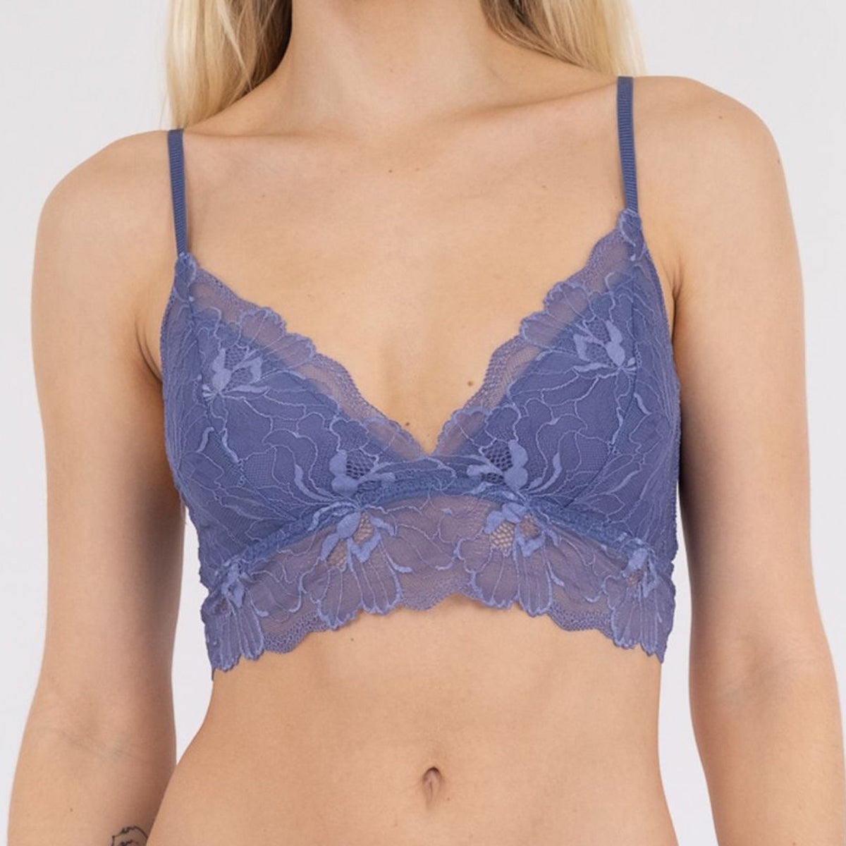 Neo Noir Skin Clementine bralette BH, blå - 160342 - 142 - Dusty Blue