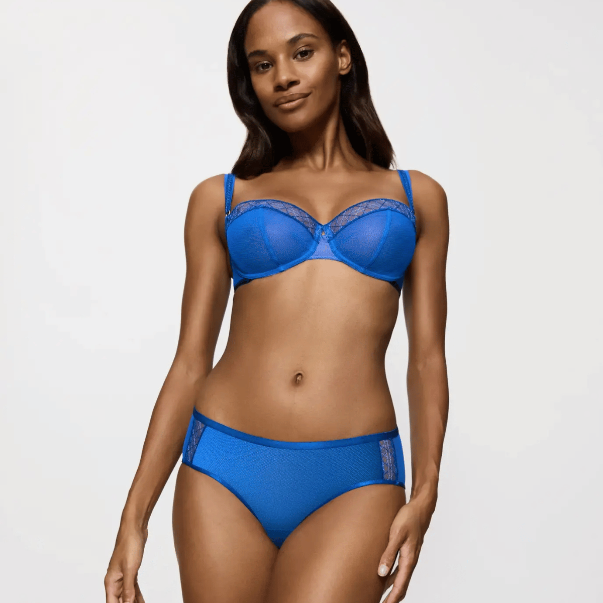 Triumph Palina Cosmic Heartbeat WH BH med bøjle, blå - 10222440 - 7209 - Illumines Blue