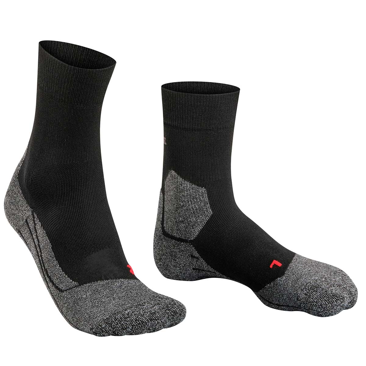 Falke Comfort Running strømper, sort - 16702 - 3010 - Black-mix