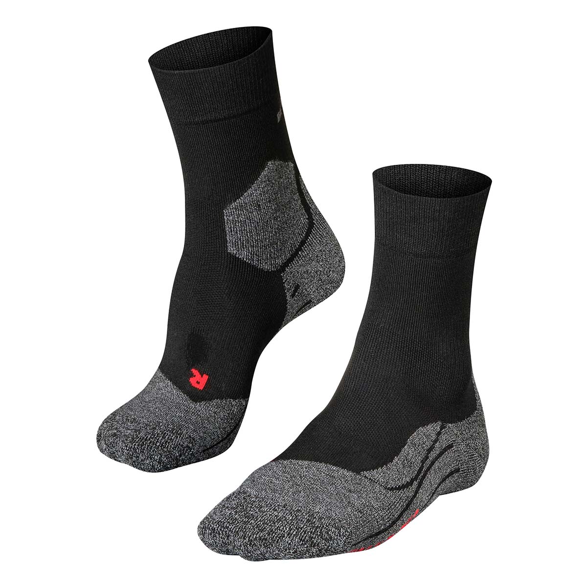 Falke Comfort Running strømper, sort - 16702 - 3010 - Black-mix