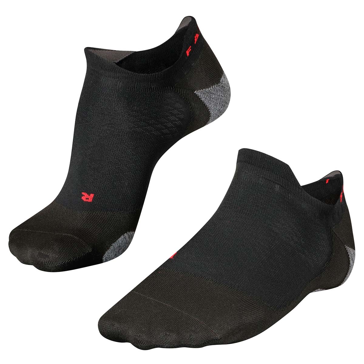 Falke Race Running ankelstrømper, sort - 16732 - 3010 - Black-mix