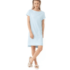 Mey Elva natkjole, lyseblå - 17218 - 309 - Dream Blue