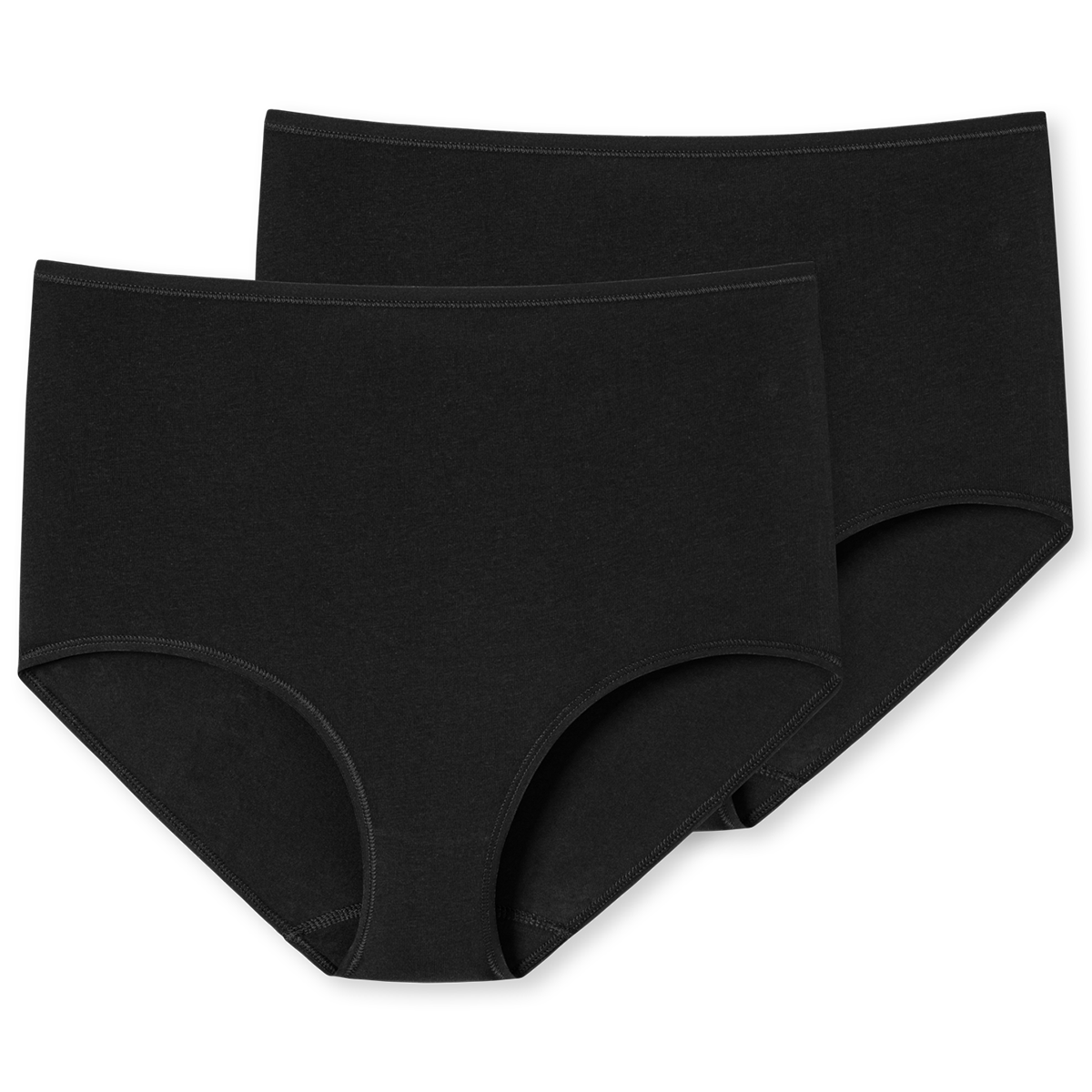 Schiesser 2-Pack maxi trusse, sort - 174387 - 000 - Black