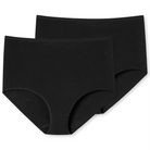 Schiesser 2-Pack maxi trusse, sort - 174387 - 000 - Black