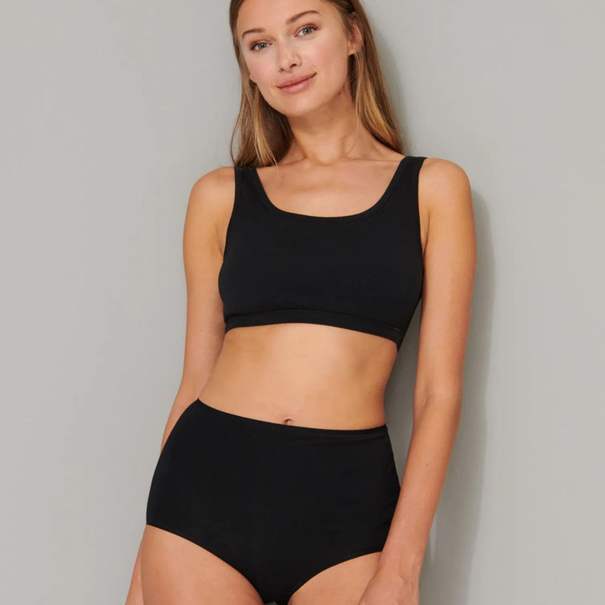 Schiesser 2-Pack maxi trusse, sort - 174387 - 000 - Black