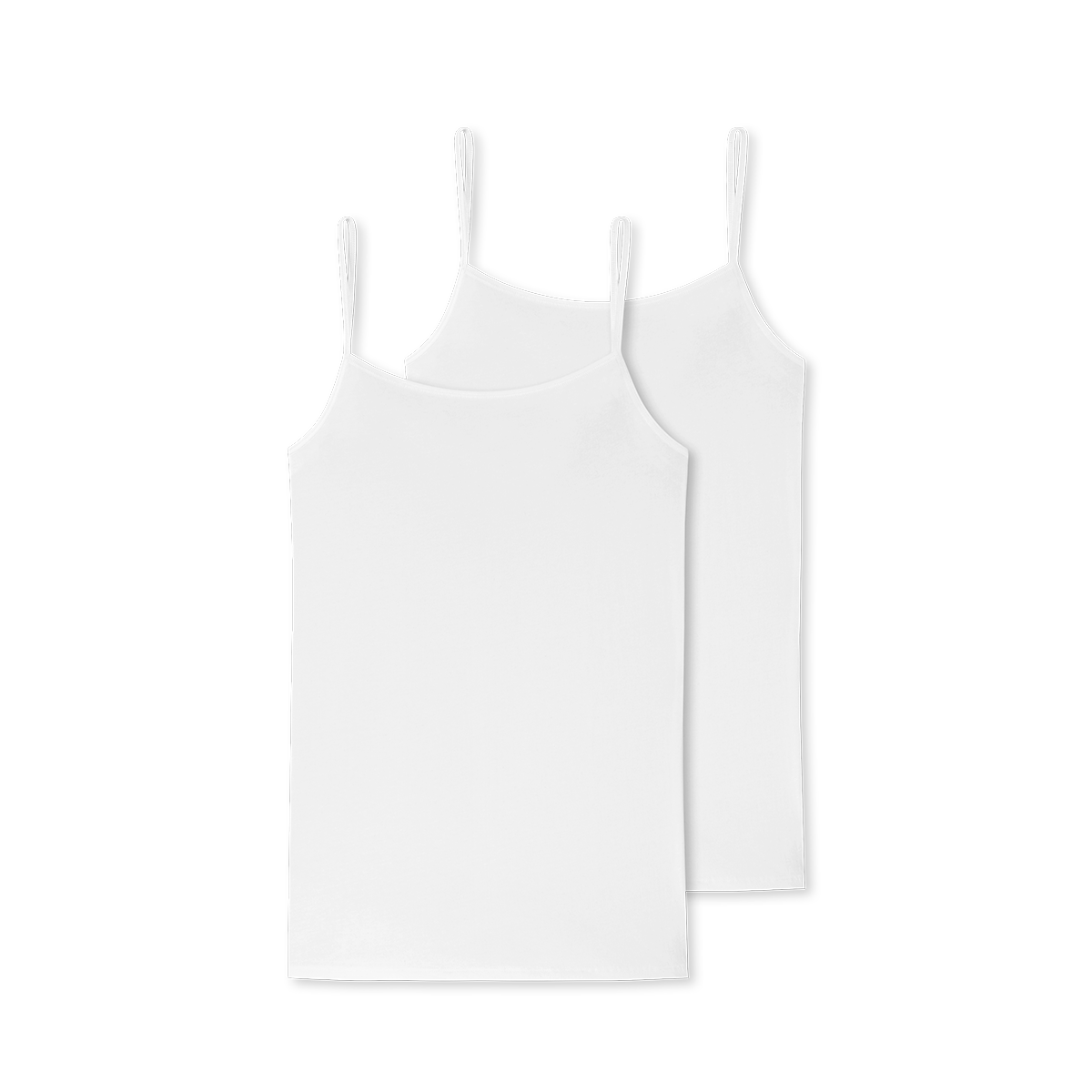 Schiesser 2-Pack top, hvid - 174388 - 100 - White