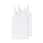 Schiesser 2-Pack top, hvid - 174389 - 100 - White