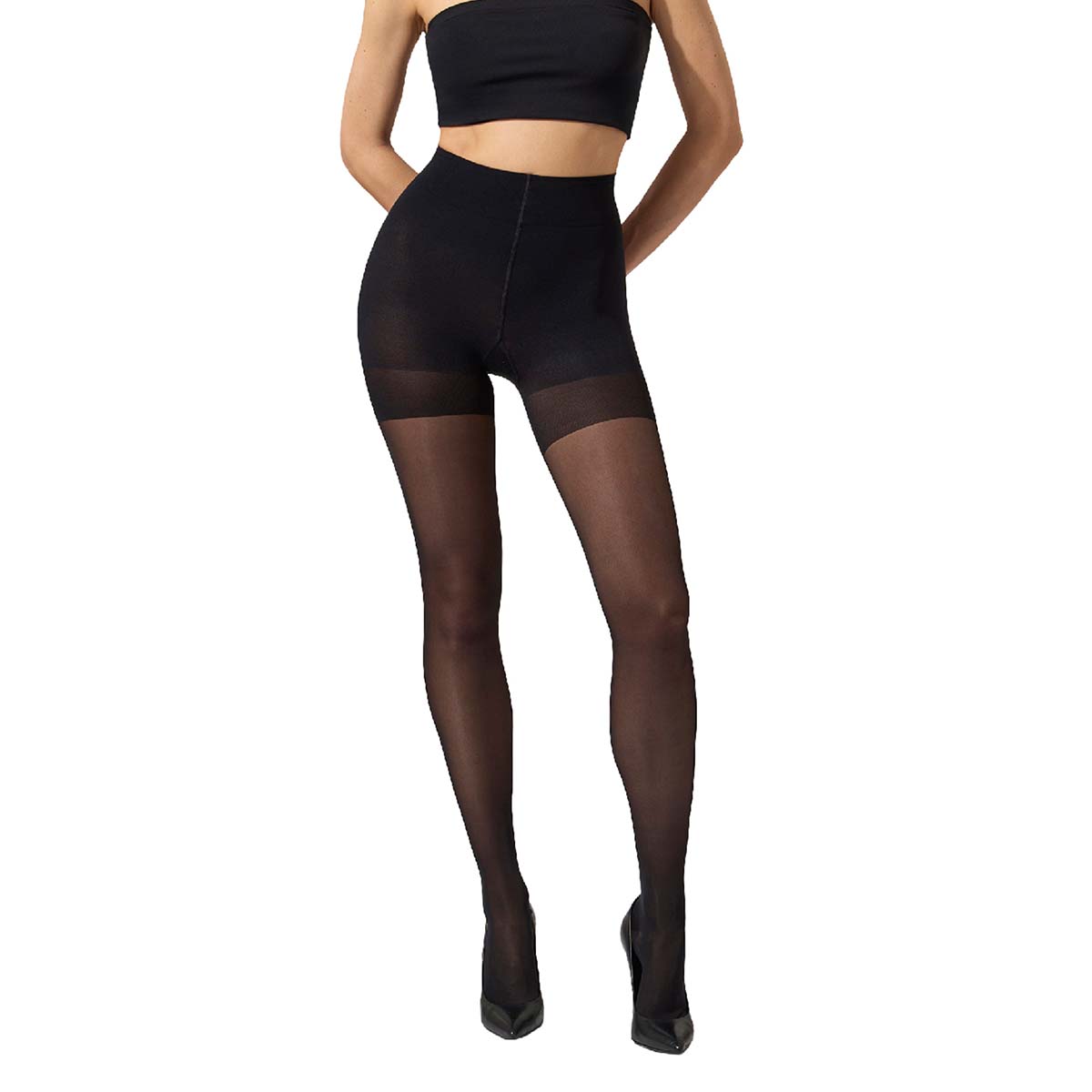 Wolford Miss W 30 Denier strømpebukser, sort - 17602 - 7005 - Black