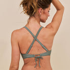 Copenhagen Cartel Istana bikini top uden bøjle, grøn - 17860 - Army - Army