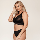 LingaDore Daily bralette BH, sort - 1800P-1 - 02 - Black