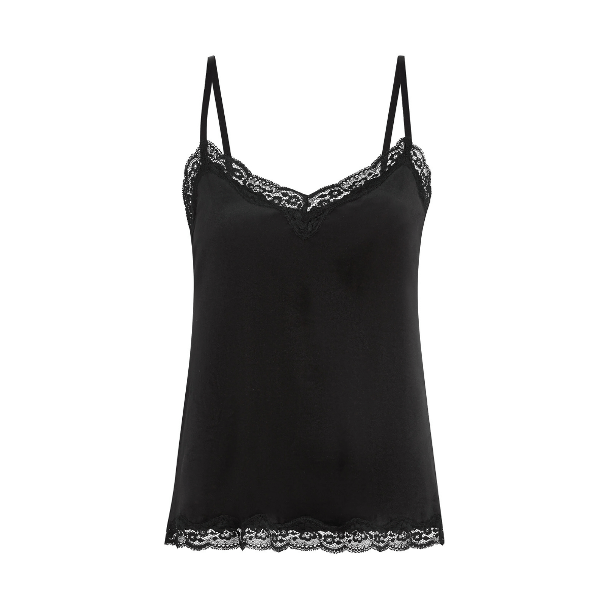 Hunkemöller top, sort - 185927 - BLACK - Black