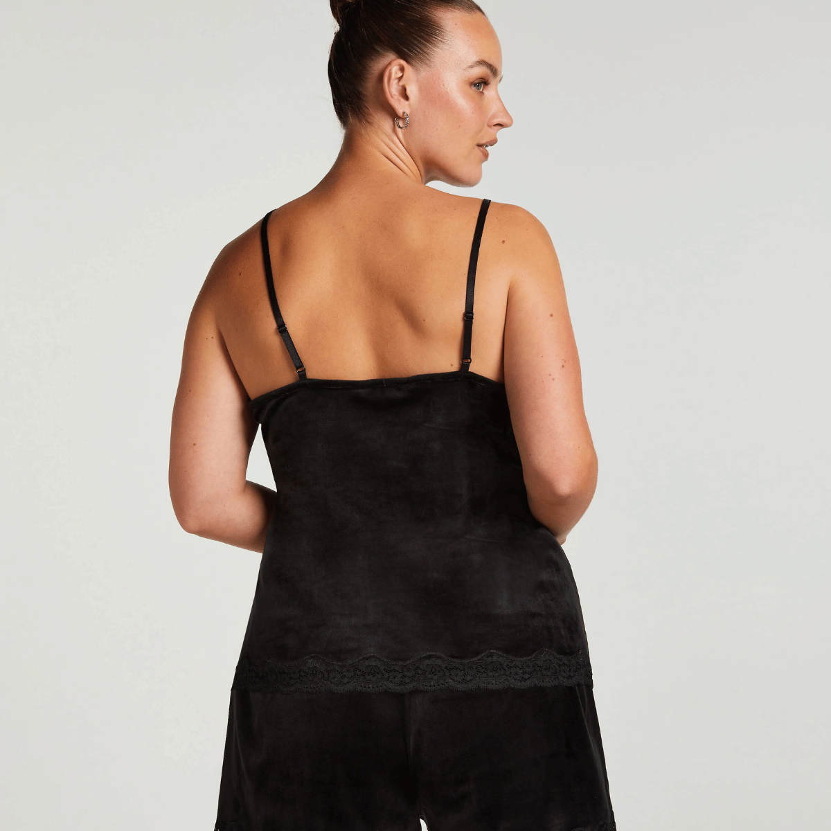 Hunkemöller top, sort - 185927 - BLACK - Black