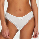 Hunkemöller Lola brazilian trusse, hvid - 191294 - SNOW WHITE - Snow White