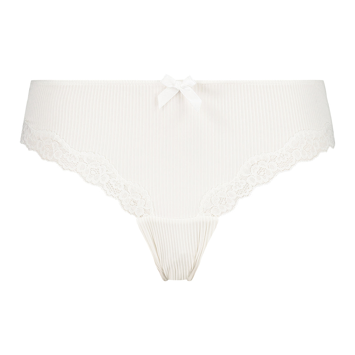 Hunkemöller Lola brazilian trusse, hvid - 191294 - SNOW WHITE - Snow White