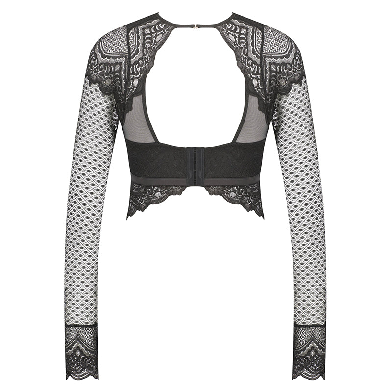 Hunkemöller Lotta bralette BH, sort - 200166 - CAVIAR - Caviar