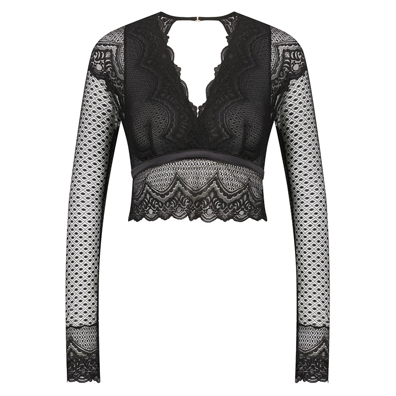 Hunkemöller Lotta bralette BH, sort - 200166 - CAVIAR - Caviar