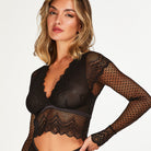 Hunkemöller Lotta bralette BH, sort - 200166 - CAVIAR - Caviar
