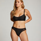 Hunkemöller Dana BH med bøjle, sort - 202712 - CAVIAR - Caviar
