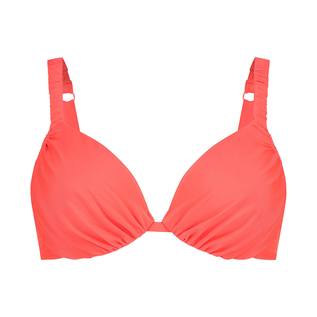 Hunkemöller Cairo ruched bikini top, rød - 201968 - PSYCHO RED - Psycho Red