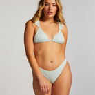 Hunkemöller Fiji Rib Triangle bikini top, multi - 205619 - EGGSHELL BLUE - Eggshell Blue