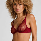 Hunkemöller Isabelle BH med bøjle, rød - 206365 - Tibetan Red - Tibetan Red
