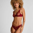 Hunkemöller Isabelle BH med bøjle, rød - 206365 - Tibetan Red - Tibetan Red