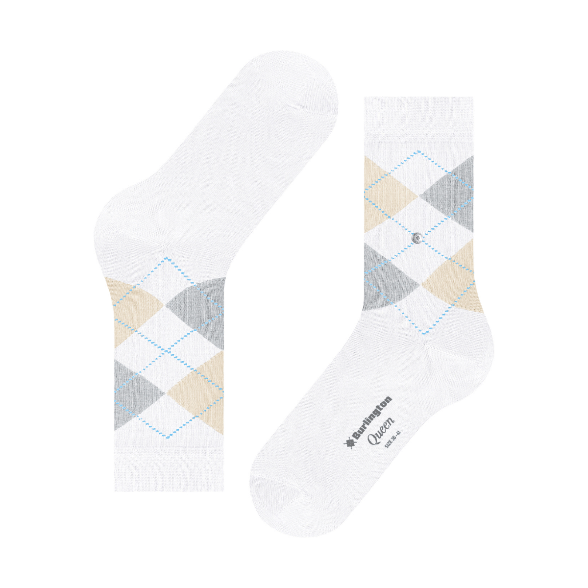 Burlington Queen strømper, hvid - 22044 - 2005 - White