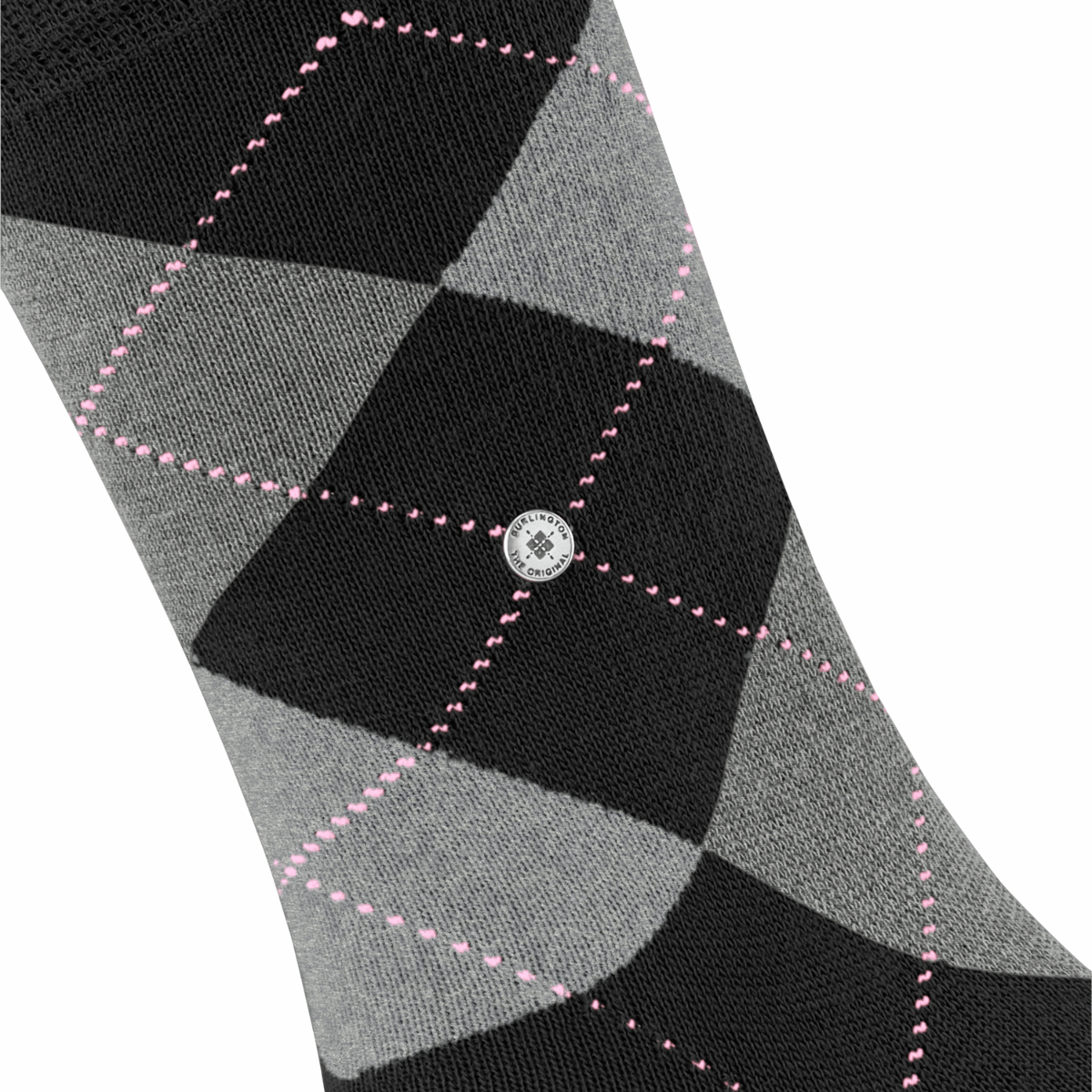 Burlington Queen strømper, sort - 22004 - 3012 - Black-aqua